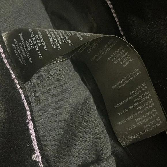 anthropologie Maeve the Colette black velvet Wide-Leg 24w - Picture 6 of 9